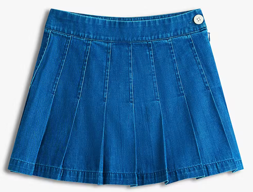 Tommy Hilfiger Kinder Mädchen Pleated Rock in Blau Tommy Hilfiger Kinder Mädchen Pleated Rock in Blau