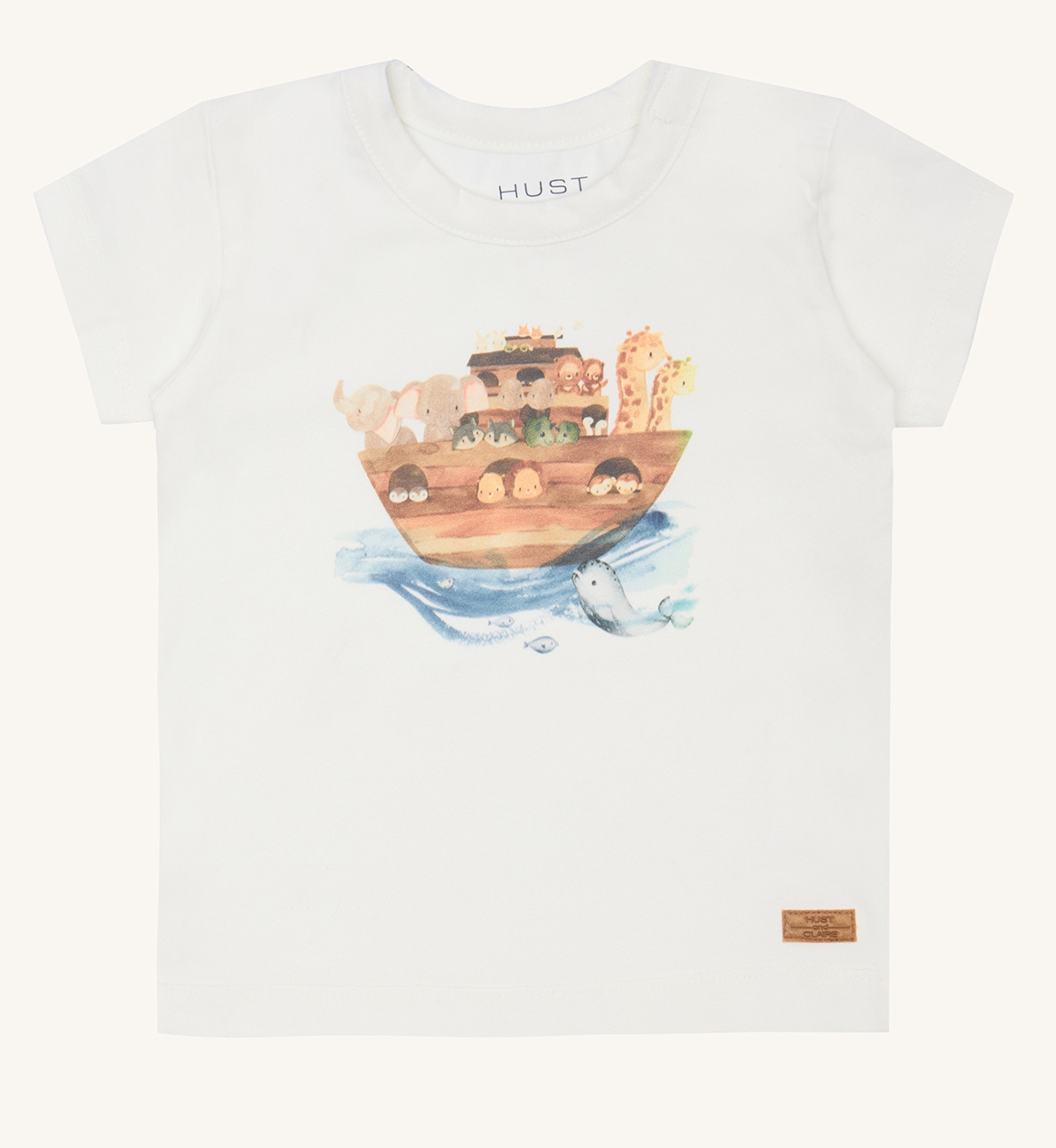 Hust & Claire August Kurzarm T-Shirt in Cream Arche Noah - SALE Hust & Claire August Kurzarm T-Shirt in Cream Arche Noah - SALE