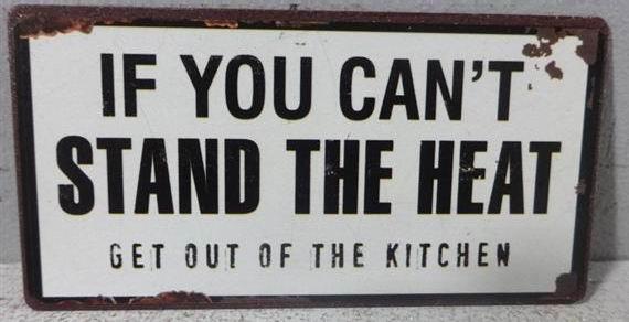 em4054-p Lafinesse Magnet mit Spruch - If you can't stand the heat...
