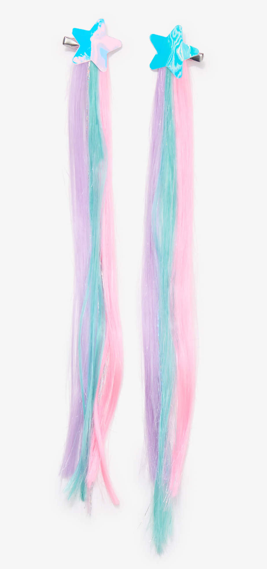 Hatley Haarspangen Set - Shining Stars - Sterne Bunte Haar-Extensions