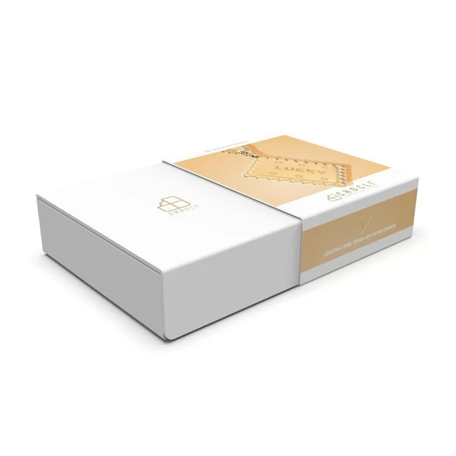 Chocli Halskette Vergoldet (18 Karat Gold) Lucky Cookie - Glücks-Keks