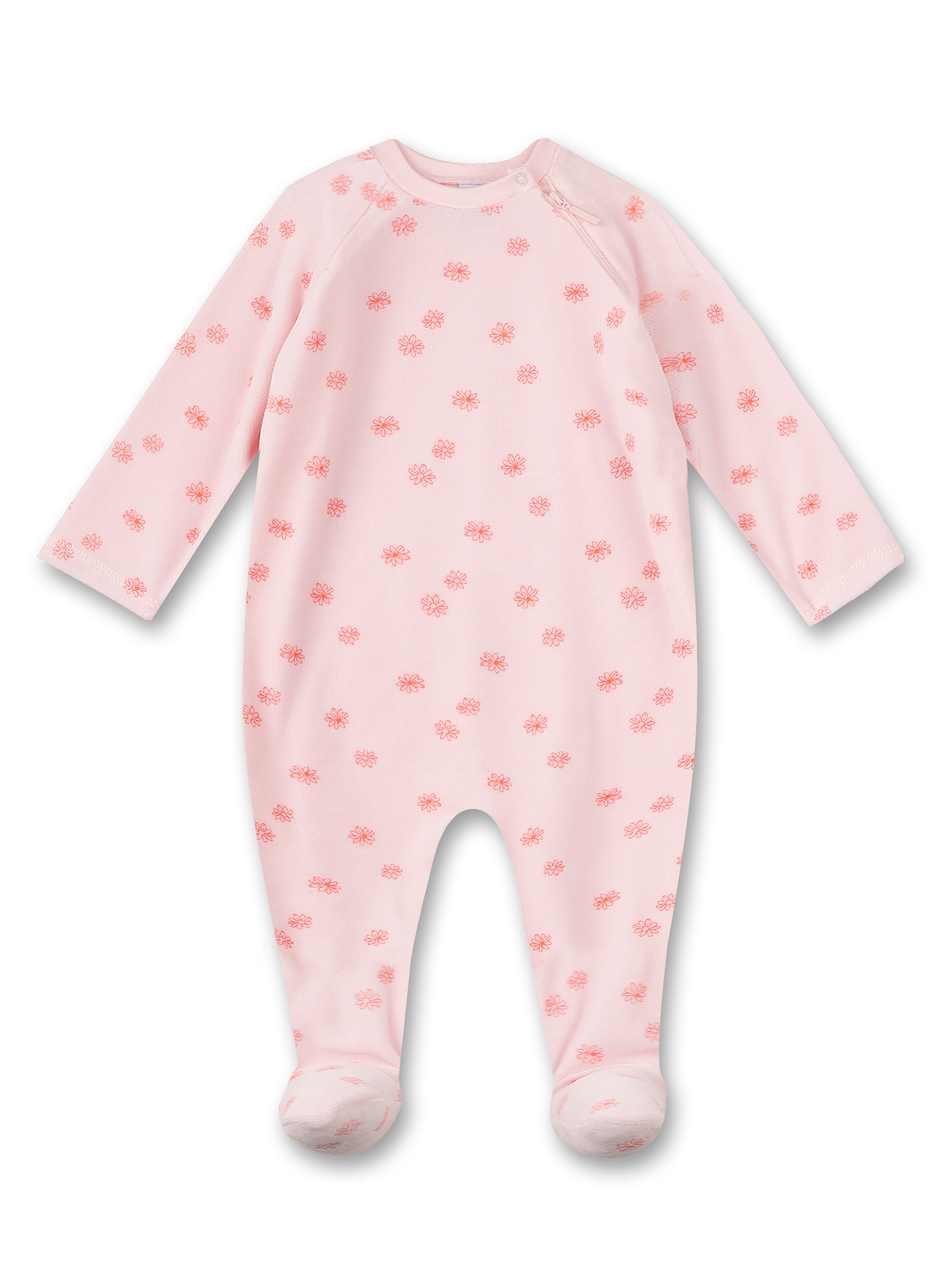 Sanetta Strampler Nicky in Rosa - Blümchen