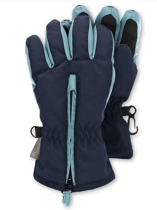 Sterntaler Fingerhandschuhe Schneehandschuhe mit Thinsulate & Reißverschluss - Zweifarbig Blau - SALE Sterntaler Fingerhandschuhe Schneehandschuhe mit Thinsulate & Reißverschluss - Zweifarbig Blau - SALE