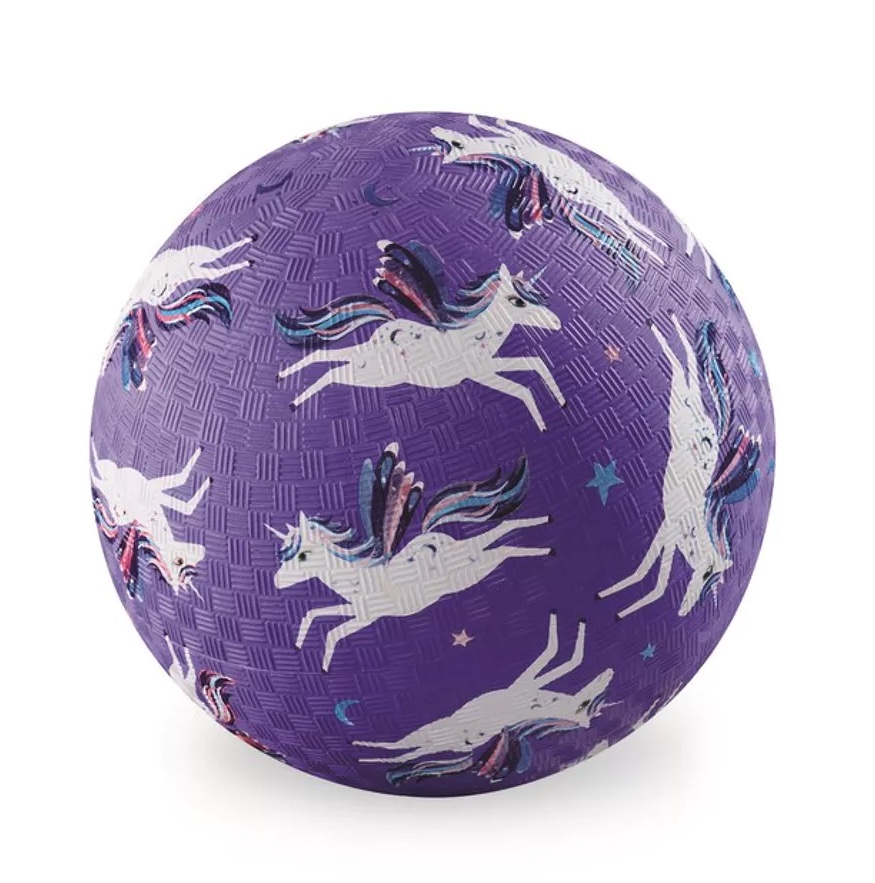 Crocodile Creek Spielzeug Ball 13cm - Natur - Unicorn - Einhorn
