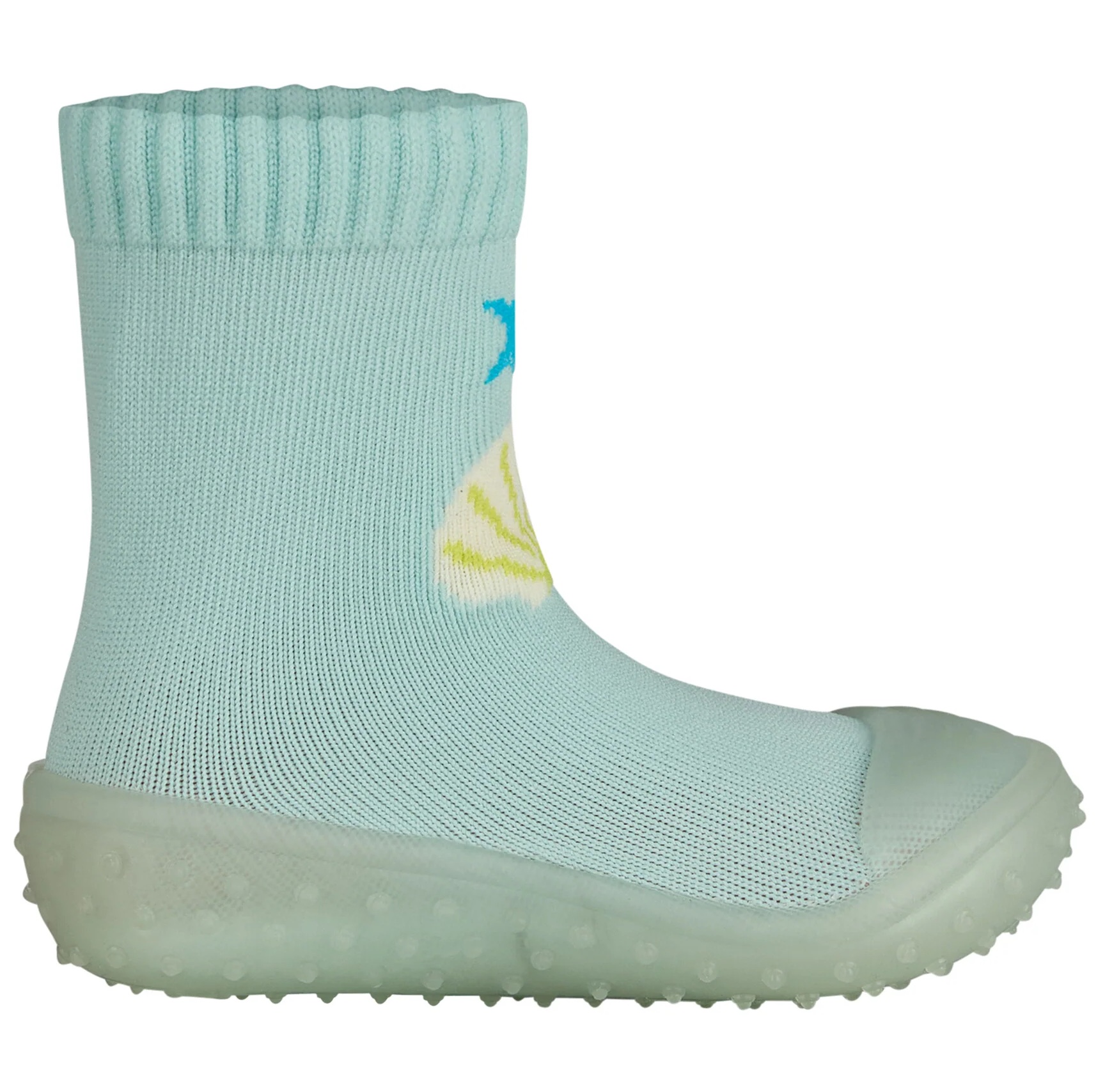 Sterntaler Adventure Socks in Hellblau mit Muschel-Motiv