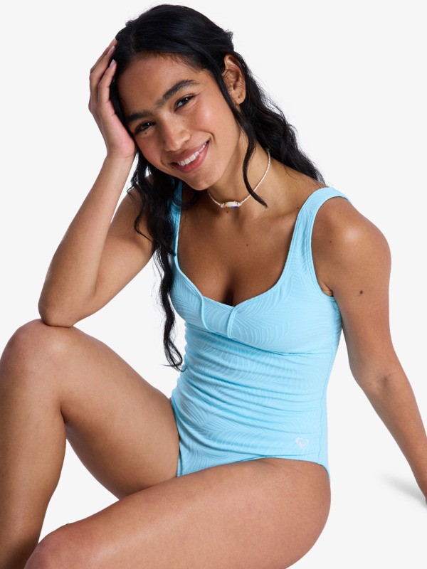 Roxy Palm Dreams Badeanzug in Tanager Türkis Blau Roxy Palm Dreams Badeanzug in Tanager Türkis Blau