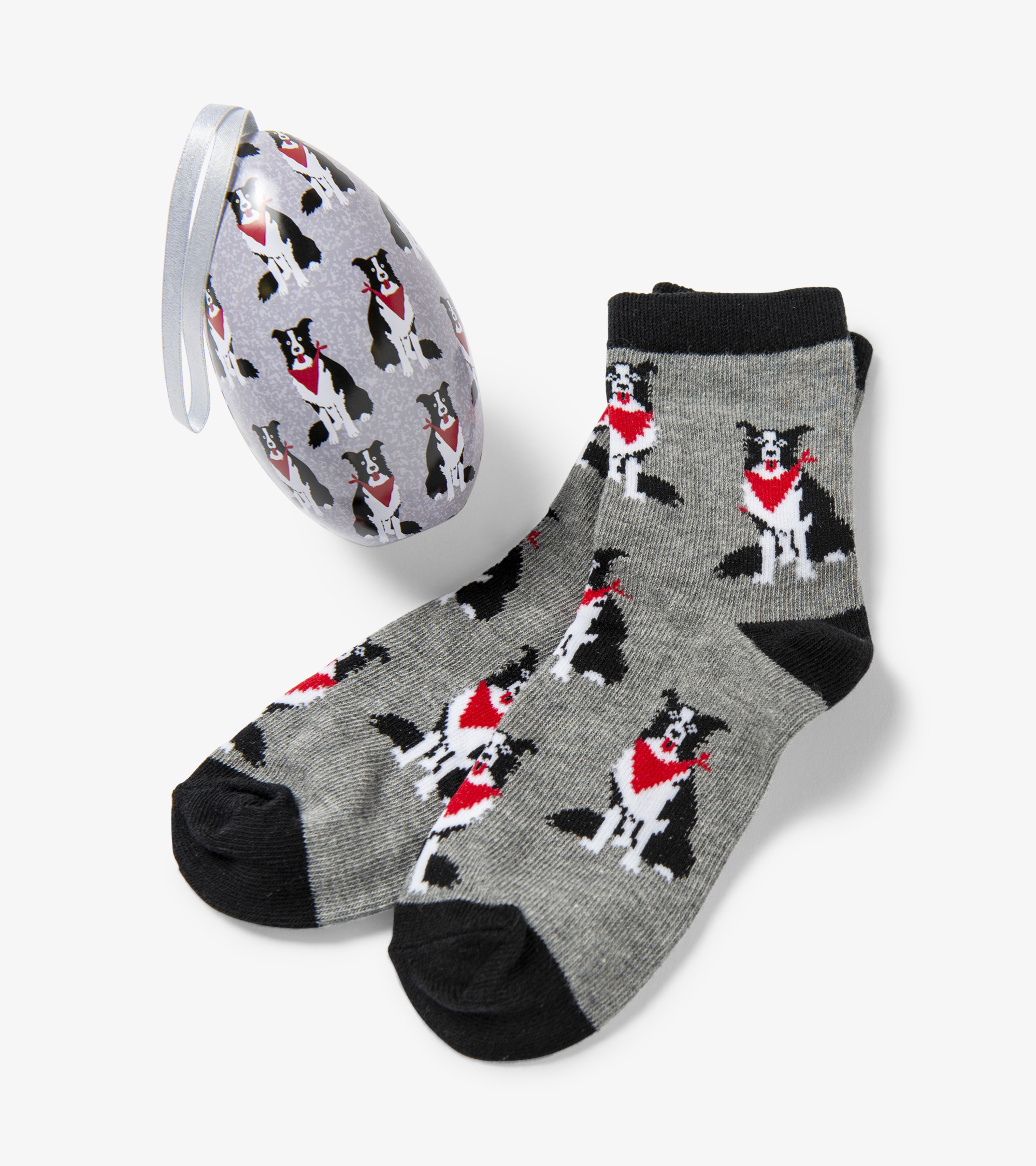 Little Blue House Country Dog - Hund Socken im Ei