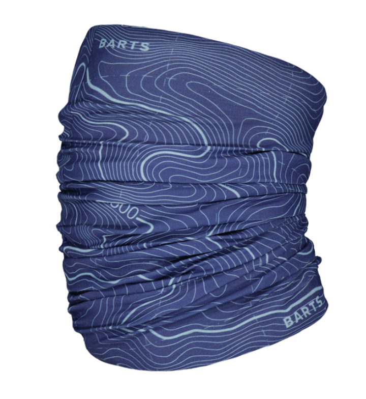 Barts Multifunktionaler Loop-Schal Topographic - Dark blue