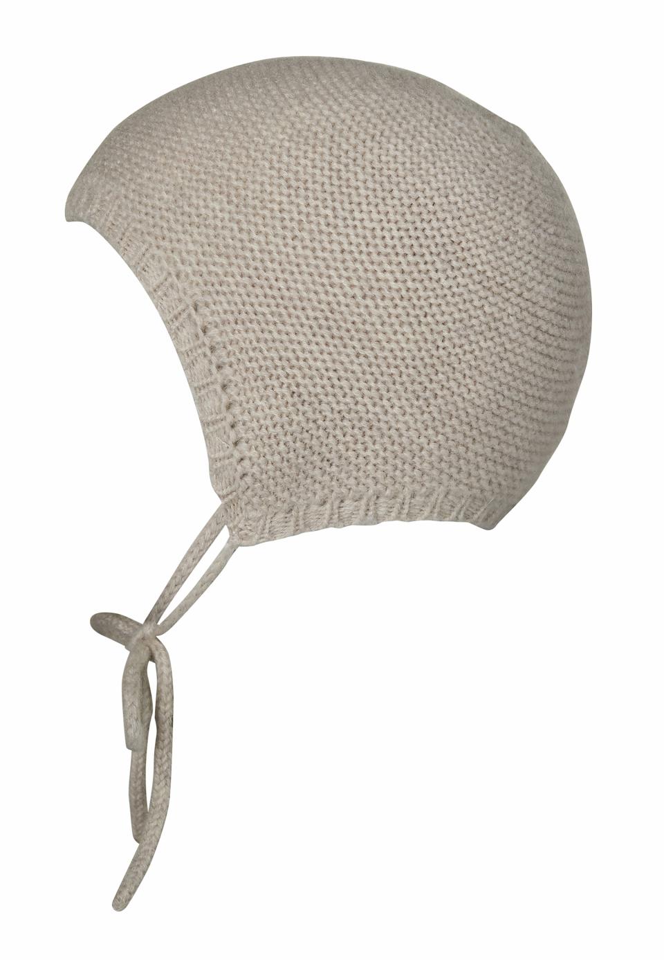MP Denmark Cassidy Baby Cashmere Woll-Mütze in Sand Beige