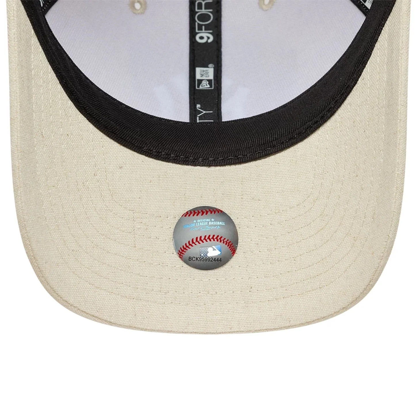 New Era Cap Leinen New York Yankees MLB 9FORTY M-Crown Verstellbare Cap Beige Leinen