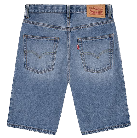 Levis LVB Jungs Long Denim SKATE SHORTS - Jeans Blau LANG Levis LVB Jungs Long Denim SKATE SHORTS - Jeans Blau LANG