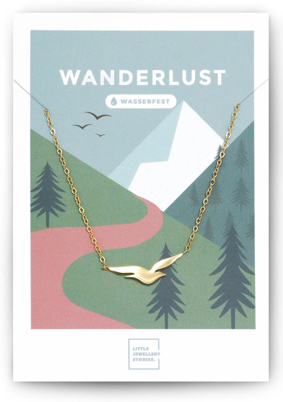 AIMI Halskette Wanderlust in Gold 