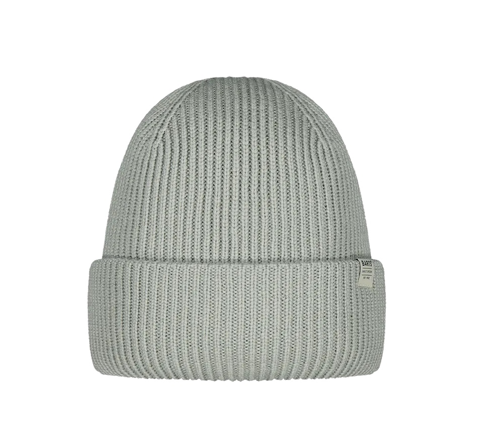 Barts Makalun Unisex Premium Merinowolle Mütze in Stone Grau Barts Makalun Unisex Premium Merinowolle Mütze in Stone Grau