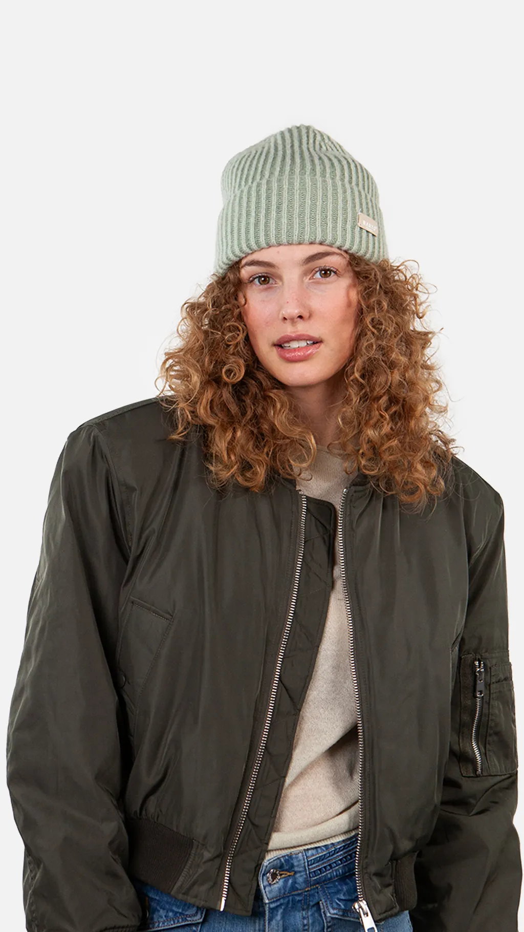 Barts Guane Damen Beanie in Sage Green - Grün - One Size 