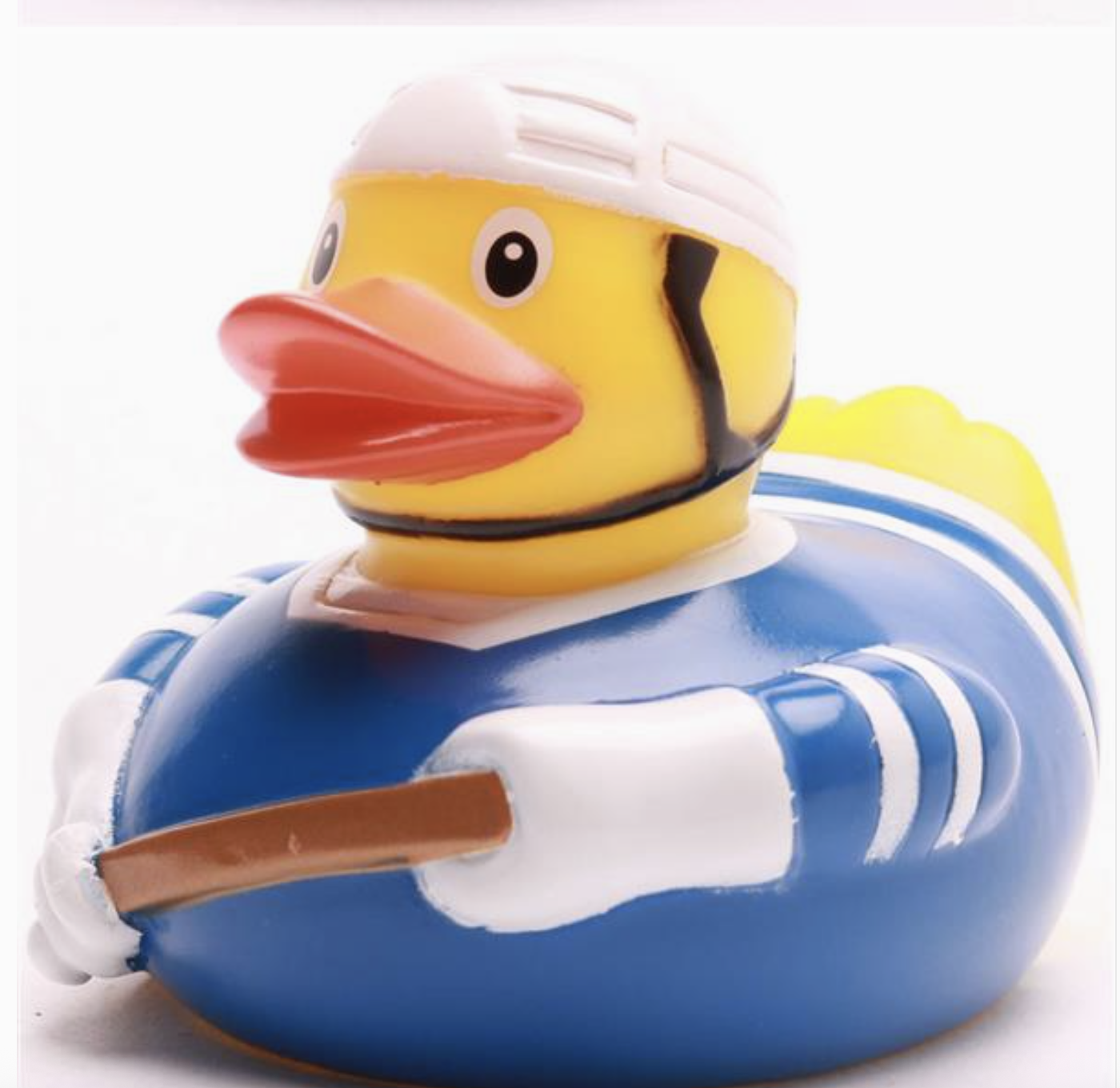 Lanco Eishockey Duck - Naturkautschuk Ente - Eishockey Blau