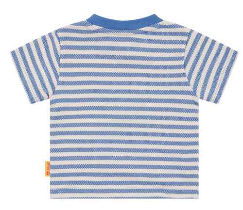 Steiff T-Shirt & Shorts Set - Blau & Blau Gestreift