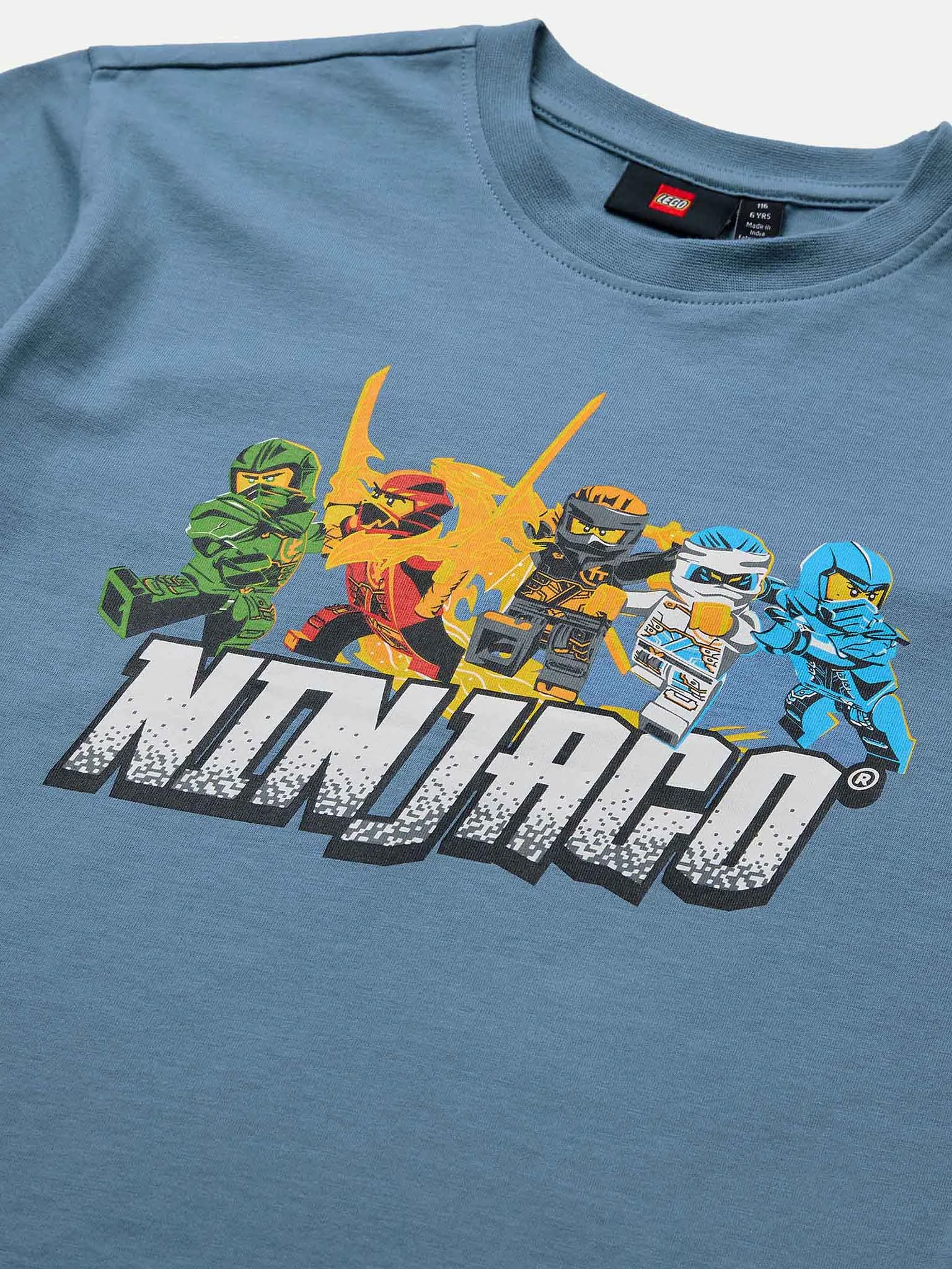 LEGO T-Shirt in Dusty Blau - Ninjago - SALE