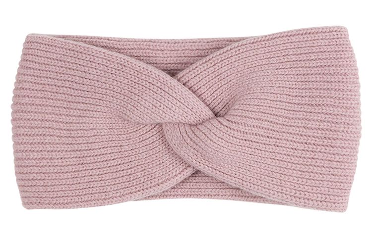 PURE PURE Stirnband Merinowolle & Kaschmir - Pink Clay Rosa