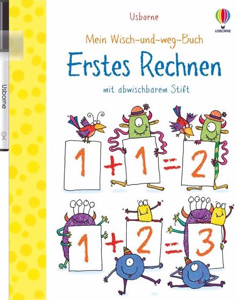 Usborne Mein Wisch und weg Buch - Erstes Rechnen