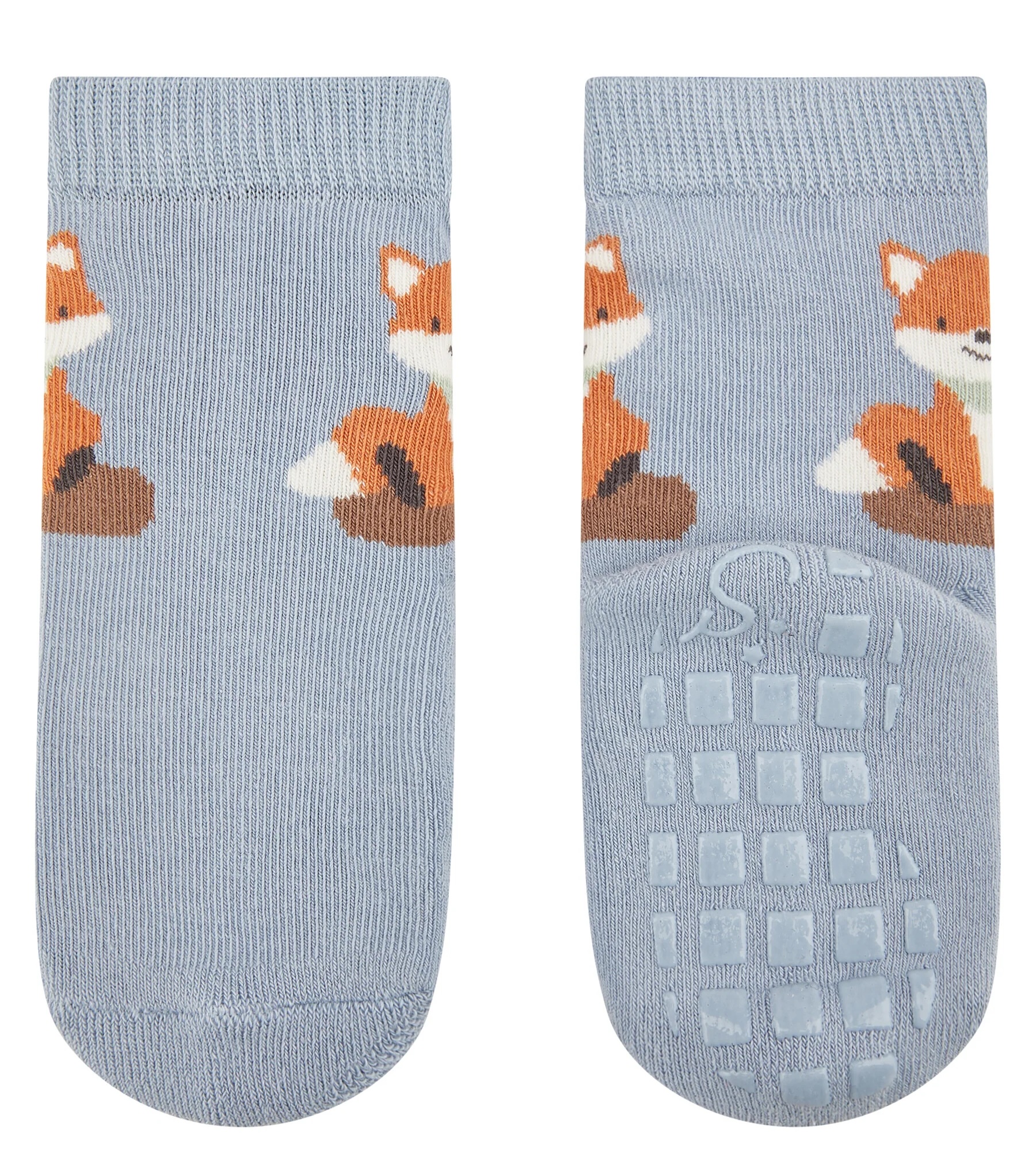 Sterntaler ABS-Socken Stoppersocken Doppelpack in Blau & Grün - Fuchs 
