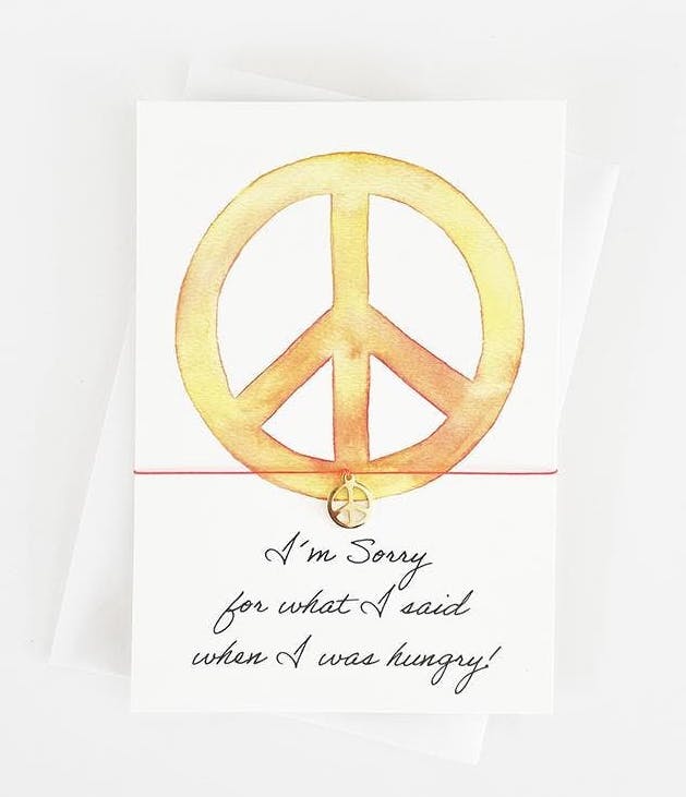 By Vivi Schmuck Postkarte - I´m Sorry what I said when I was hungry