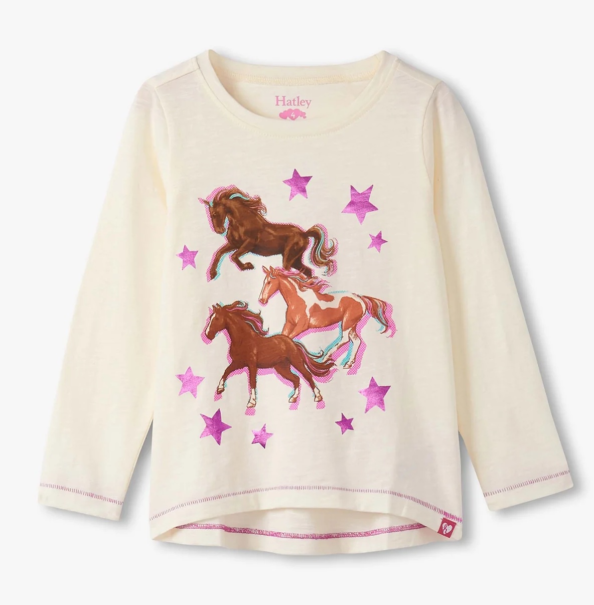Hatley Kids Langarm T-Shirt Gallopierende Pferde - SALE