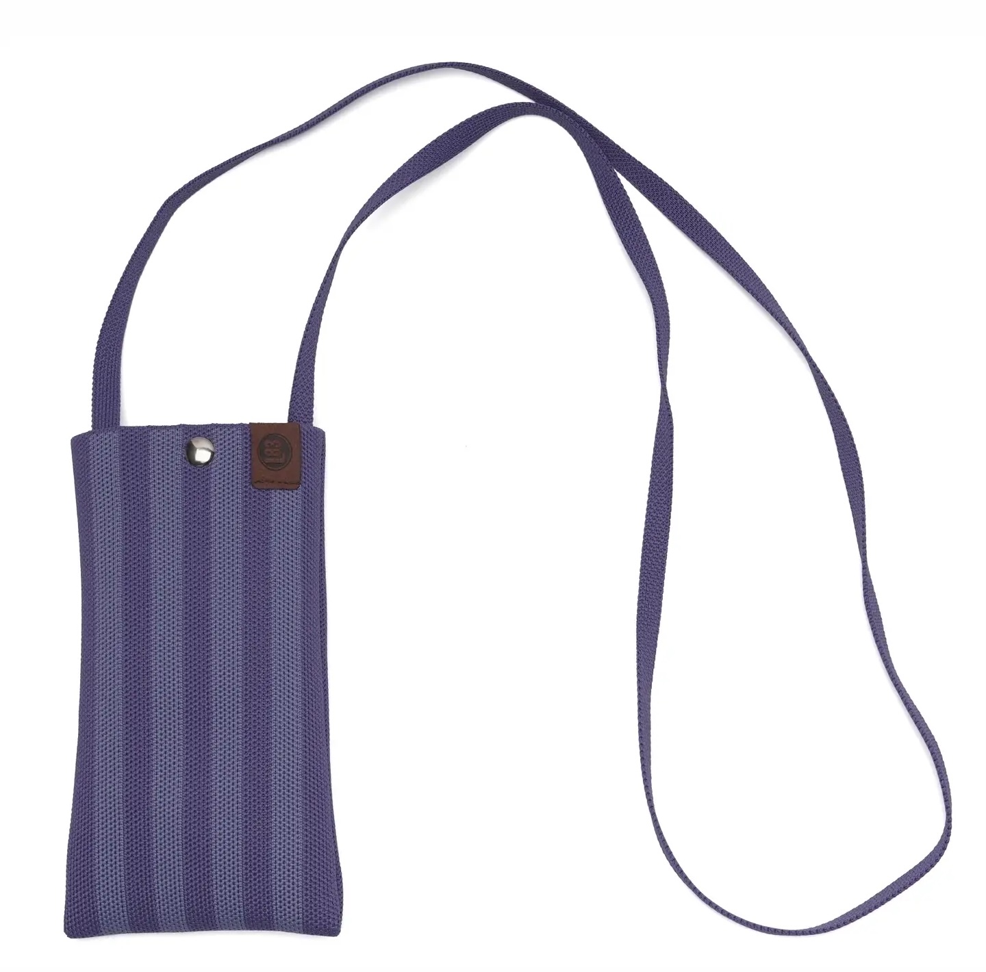 LOT83 Charlie Gestrickte Handytasche mit Druckknopf - Perwinkle Blau & Hellblau LOT83 Charlie Gestrickte Handytasche mit Druckknopf - Perwinkle Blau & Hellblau