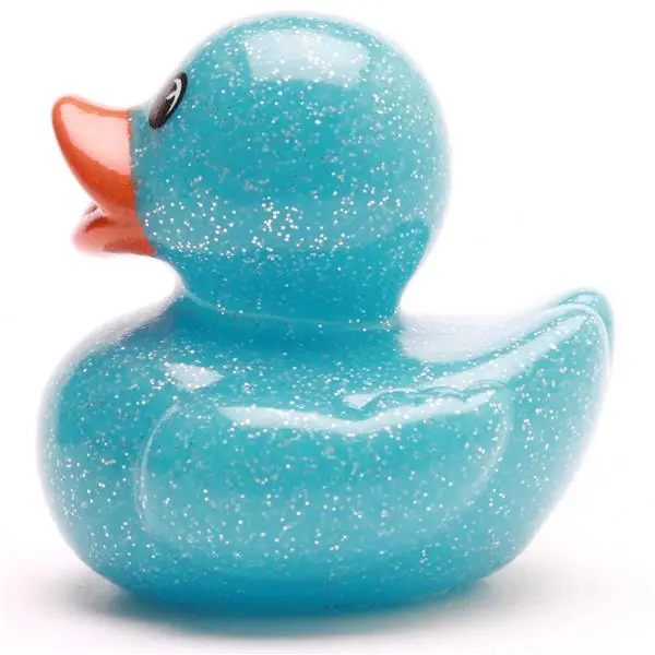 Lanco Duck - Glitzer Quietscheente - blau Lanco Duck - Glitzer Quietscheente - blau