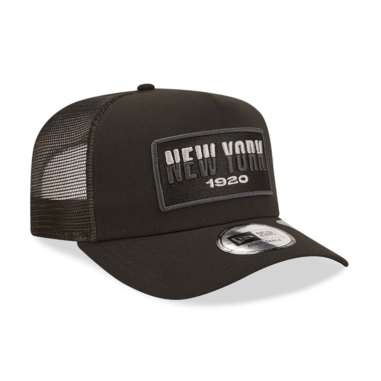 New Era 9FORTY A-FRAME Trucker Cap Repreve USA State - Schwarz