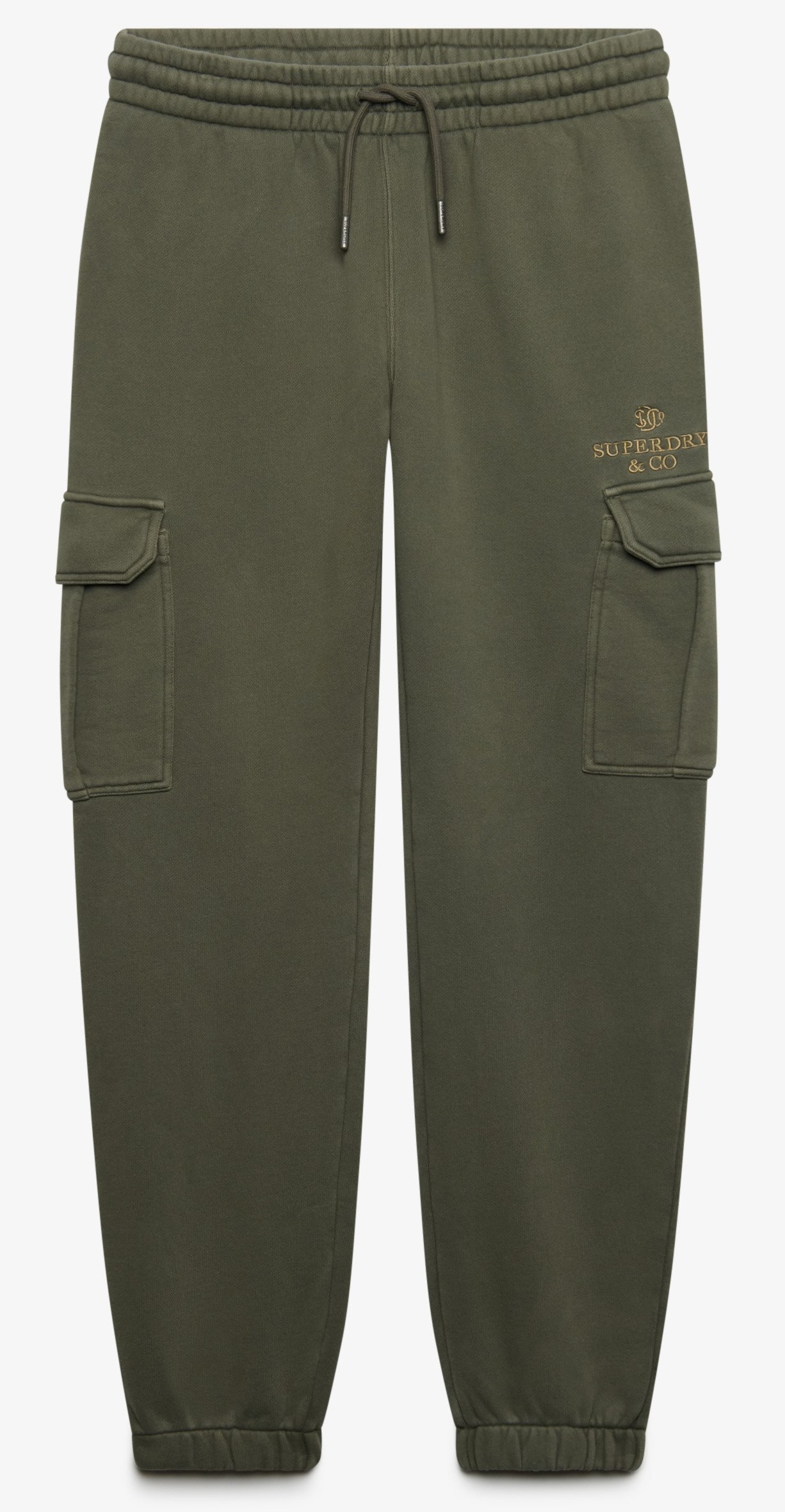 Superdry Herren Micro Logo Cargo-Jogginghose in Grün Superdry Herren Micro Logo Cargo-Jogginghose in Grün