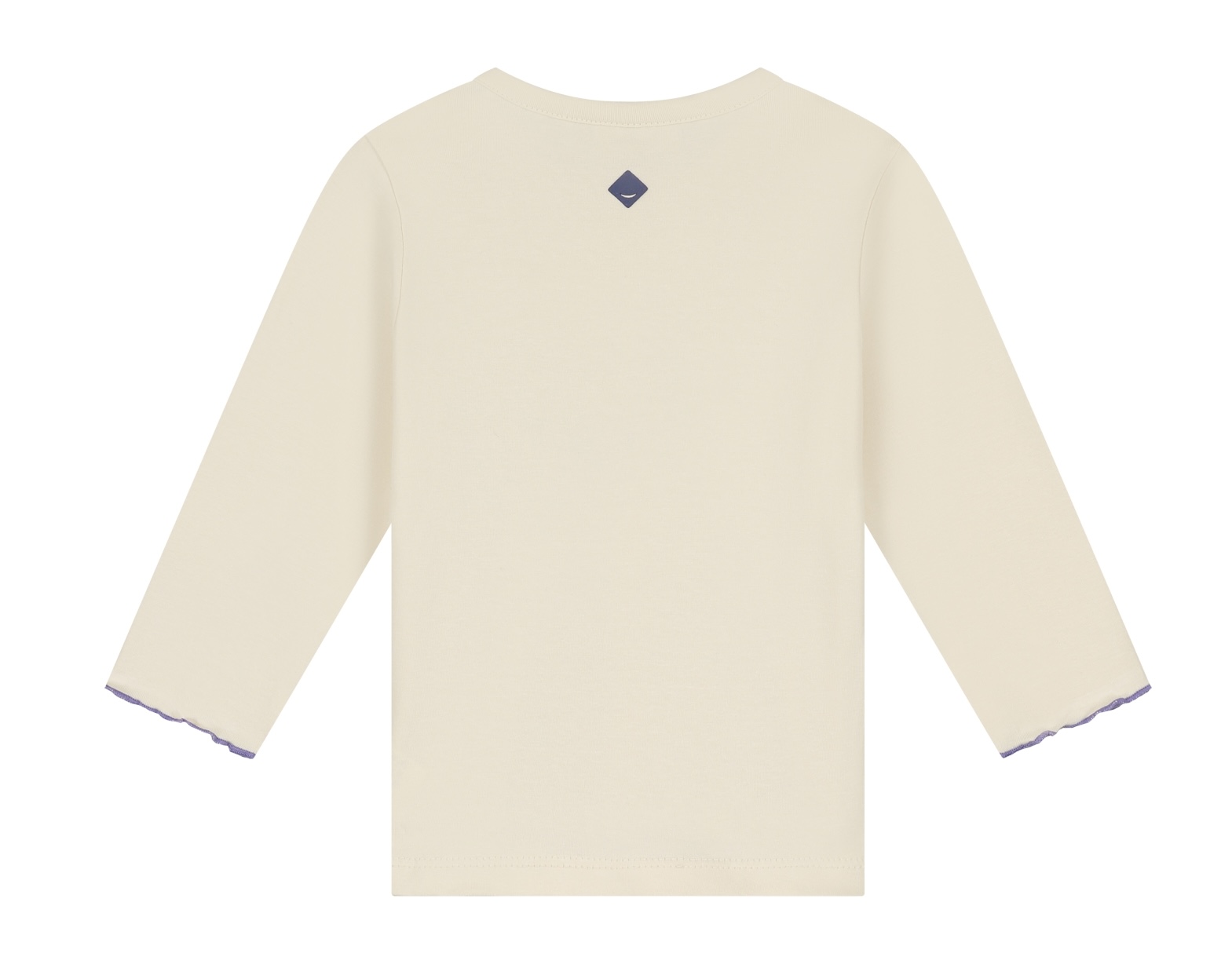 Babyface Langarm Shirt in Creme mit Blueberry - Very Berry Blaubeere