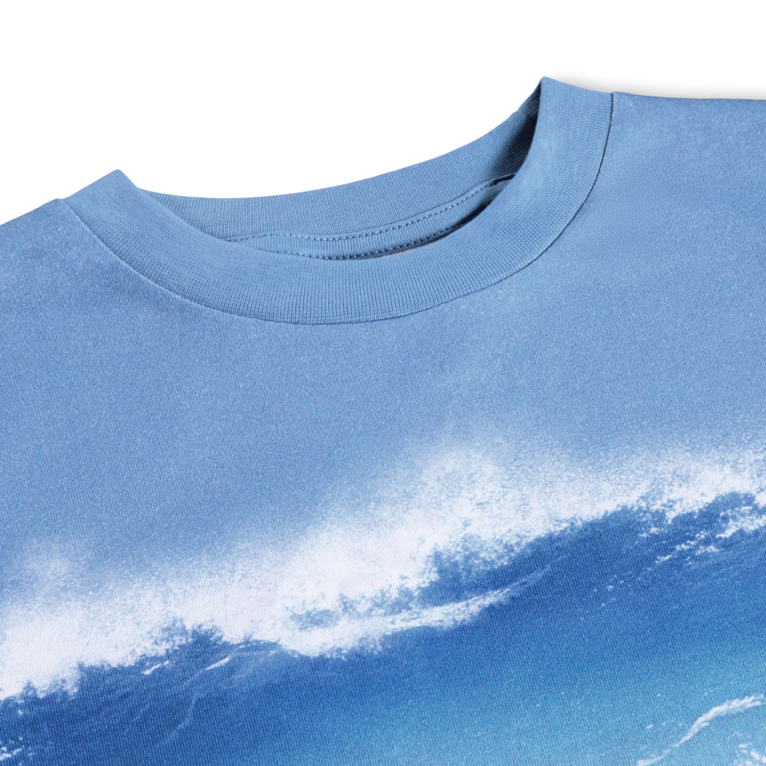 Molo Riley Kurzarm T-Shirt in Blau mit Hund - Surf Dog
