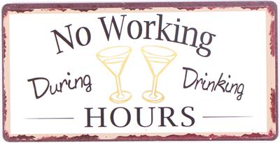 Lafinesse Magnet - No working during drinking hours