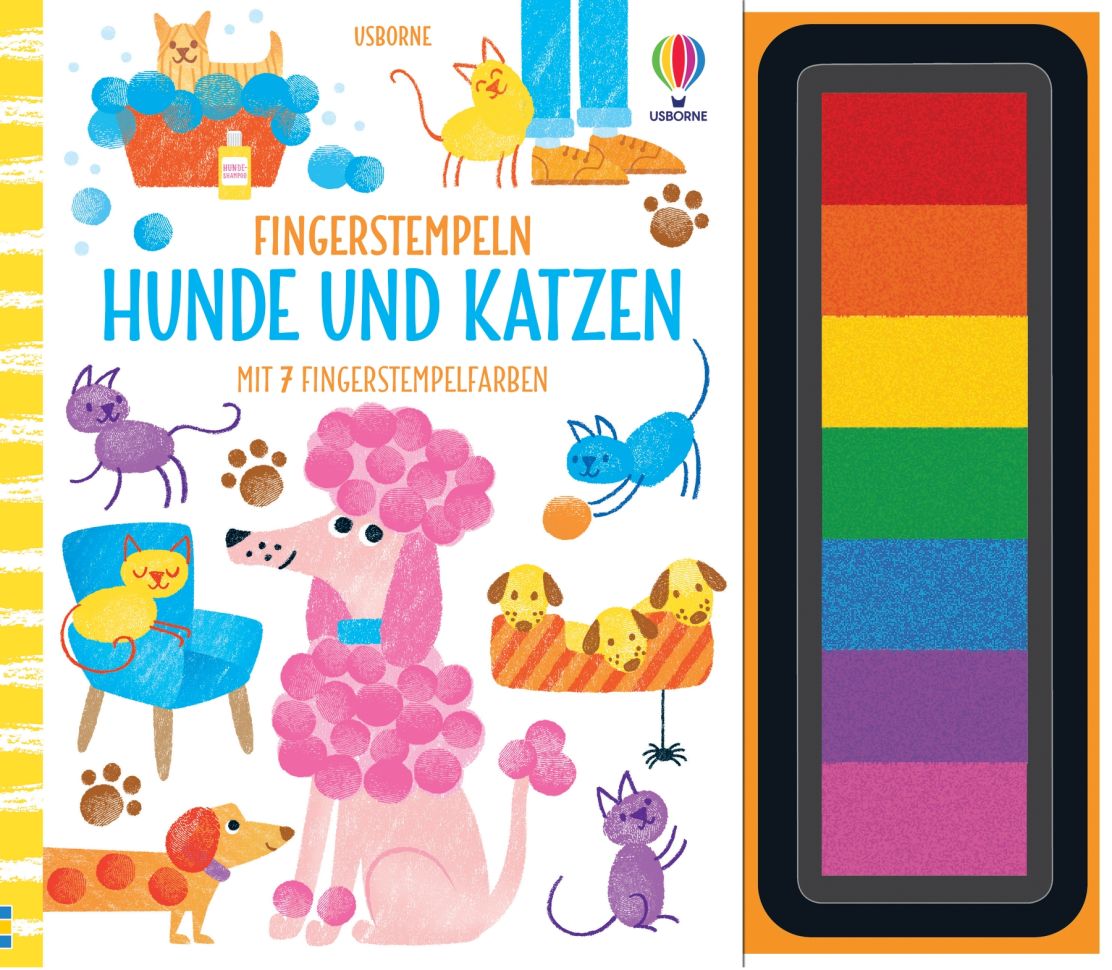 Usborne Fingerstempeln: Hunde und Katzen