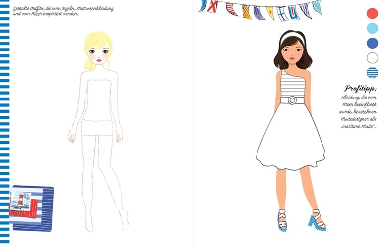 create_spread-40 Usborne Mein Kreativbuch - Modedesign