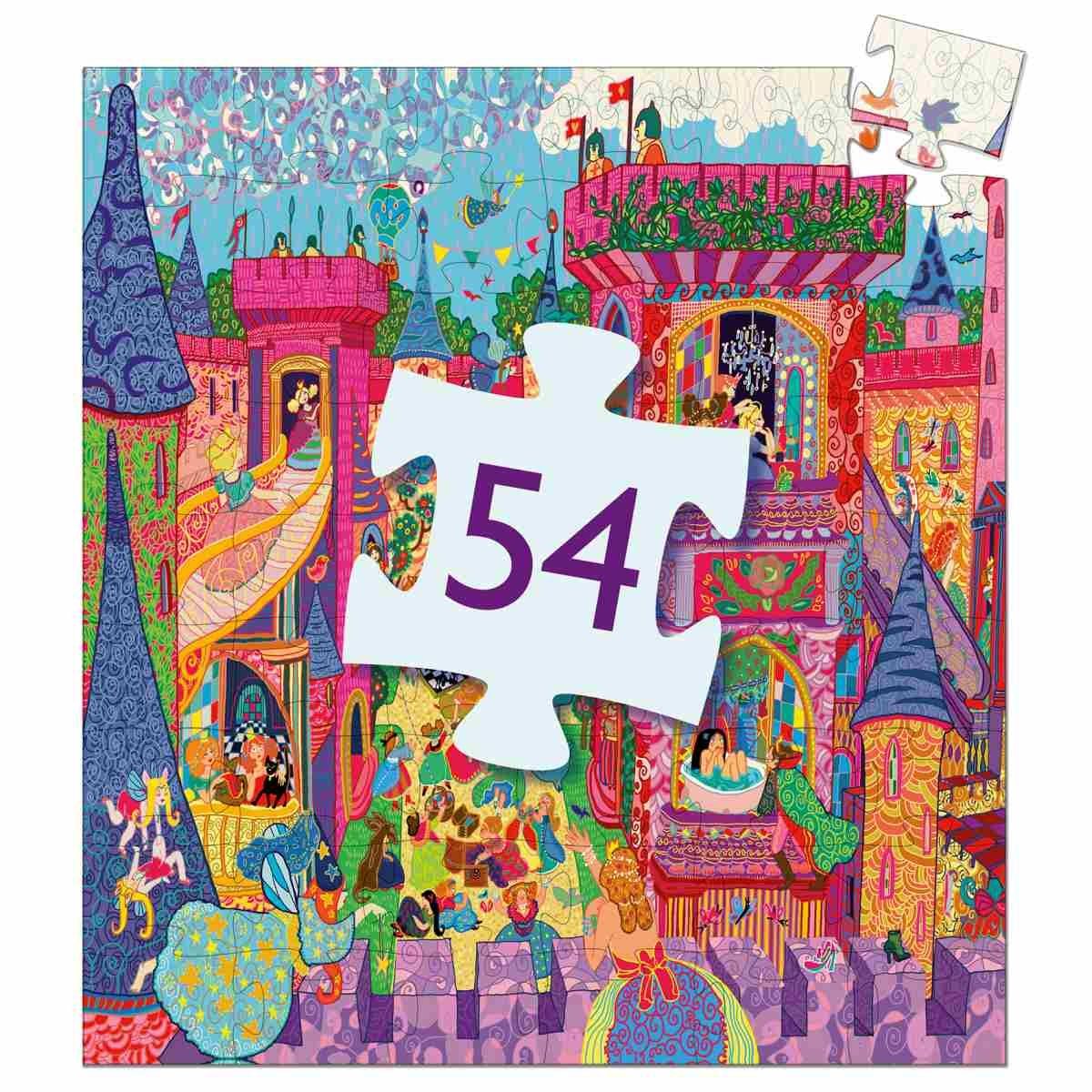 DJ07246-Puzzle-Maerchenschloss-54-Teile-4_600x600-2x Djeco Puzzle Feenschloss - 54 Teile