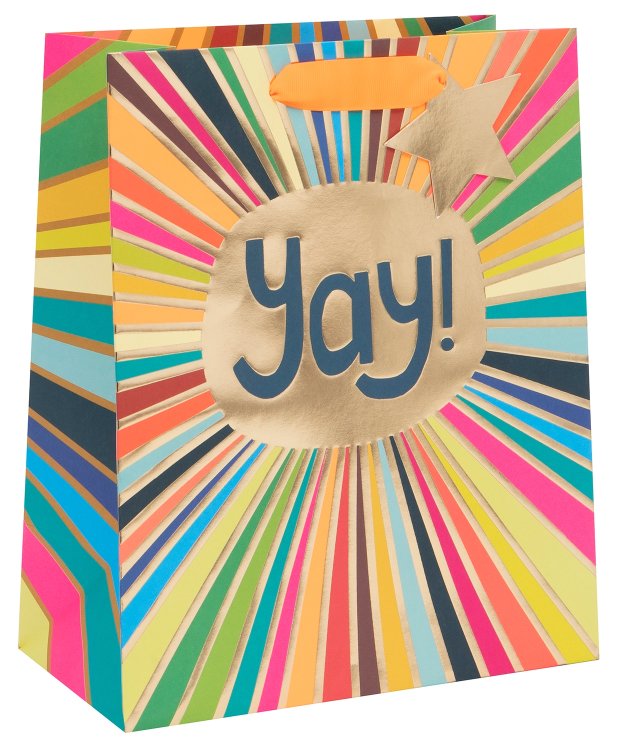 Glick Geschenktasche Large - Regenbogen Bunt - YAY Rays 