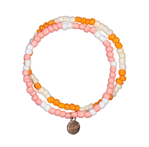 Barts Karah Armband mit Steinen in Pink, Rosa & Weiß - one size mit Stretch Barts Karah Armband mit Steinen in Pink, Rosa & Weiß - one size mit Stretch