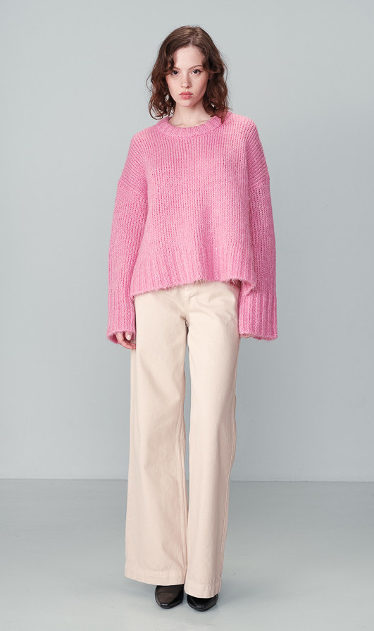 Grace & Mila NATALINO Strickpullover in Bubblegum Pink - SALE Grace & Mila NATALINO Strickpullover in Bubblegum Pink - SALE