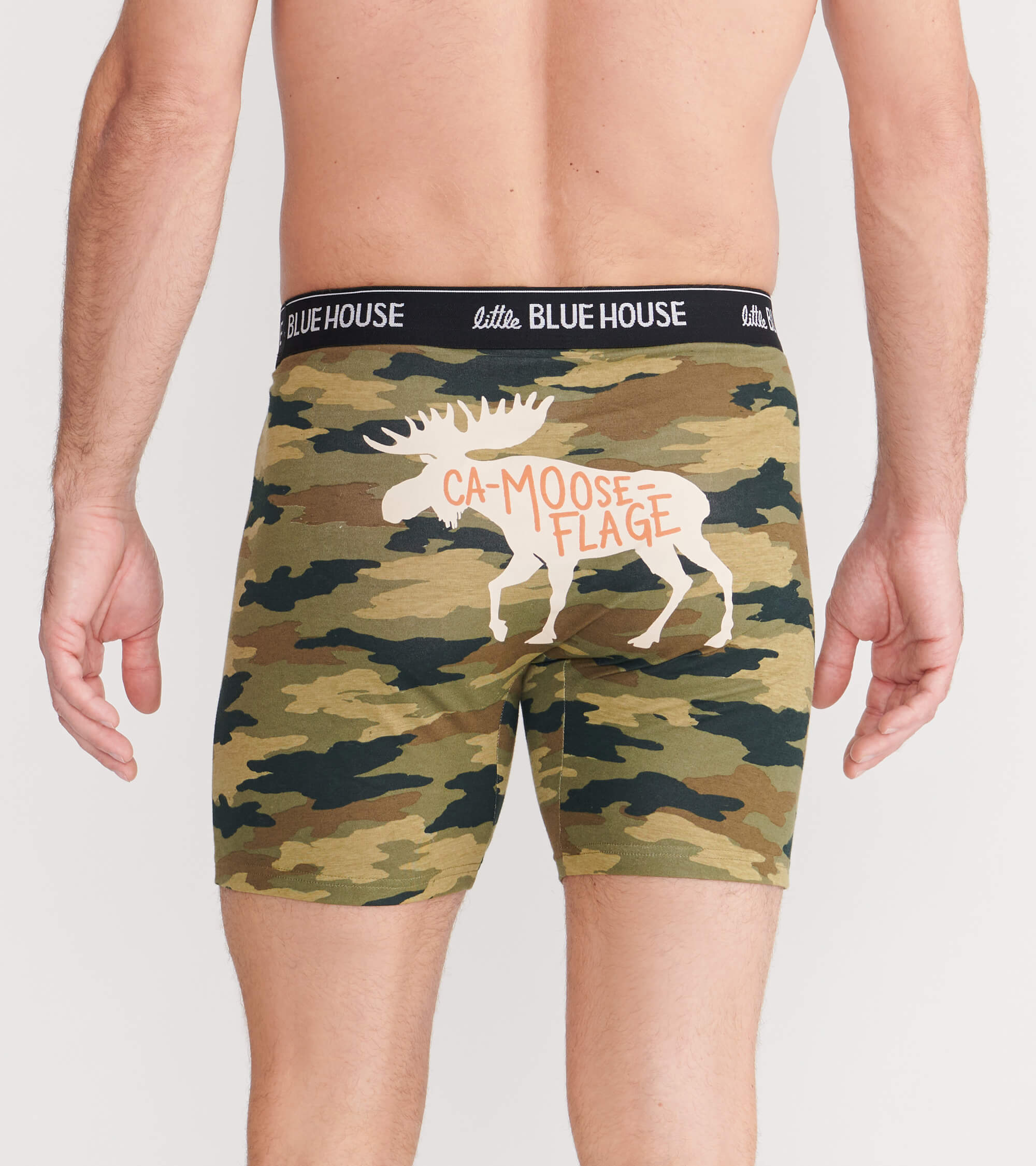 BXCCAMO001-1 Little Blue House Unterhose Camooseflage - Camouflage