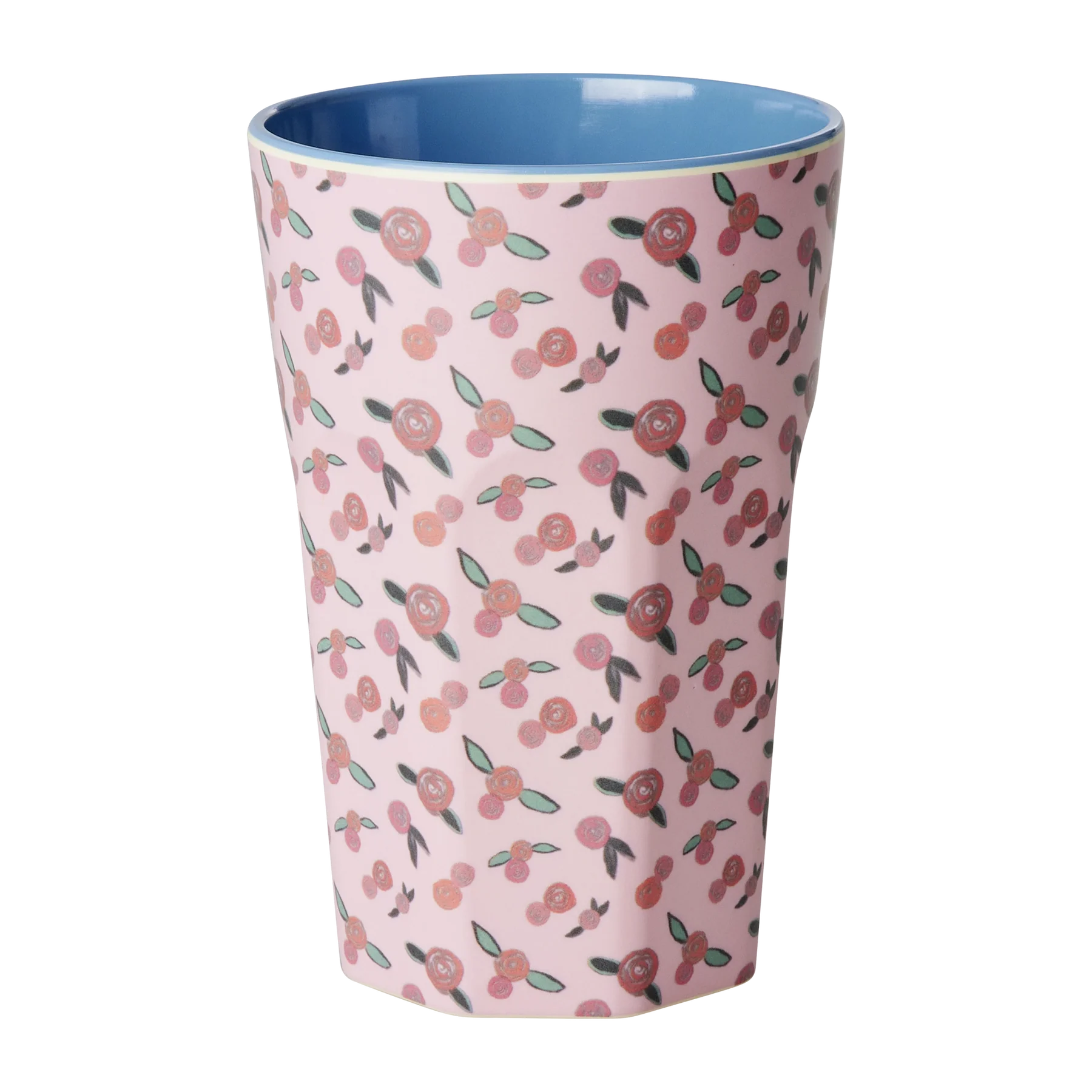 RICE Hoch Tall Becher - Pink - A Rose Blumenprint RICE Hoch Tall Becher - Pink - A Rose Blumenprint