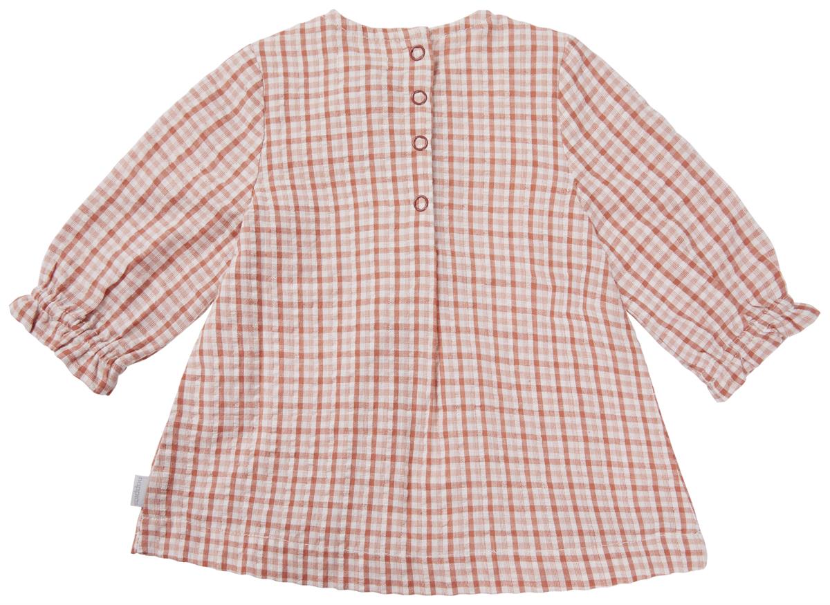Noppies Baby Kleid Nash - Coral Karo