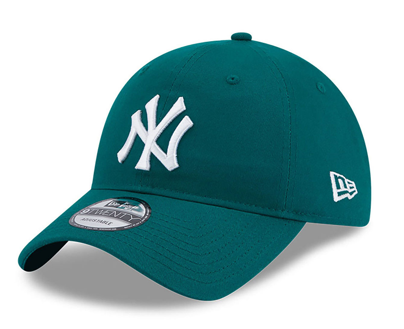 new-york-yankees-league-essential-green-9twenty-adjustable-cap-60364413-left New Era New York Yankees League Essential 9FORTY Verstellbare Cap in Grün