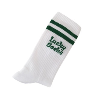 Pegada Sport Socken in Weiß & Grün - LUCKY Pegada Sport Socken in Weiß & Grün - LUCKY
