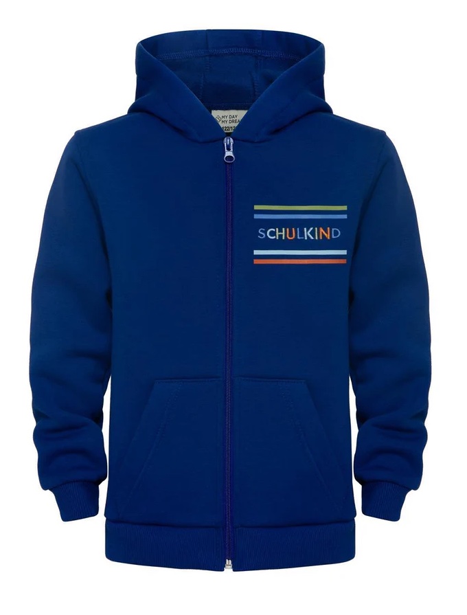 My Day My Dream Schulkind Hoodie in Royal Blau 