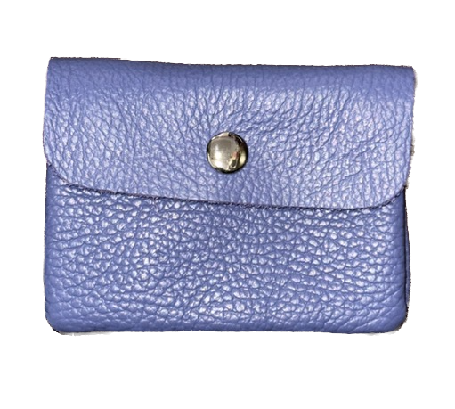 Soft Leder Geldbeutel in Periwinkle Blau - Klein Soft Leder Geldbeutel in Periwinkle Blau - Klein