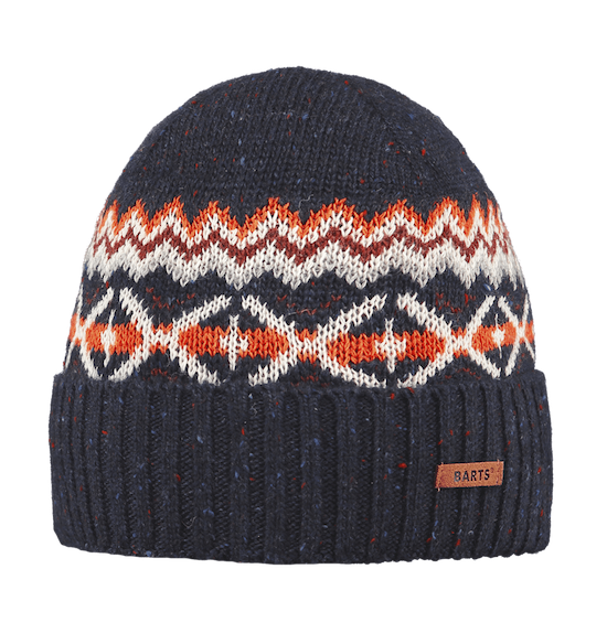 Barts Kids Jekoba Norweger Beanie in Navy & Orange