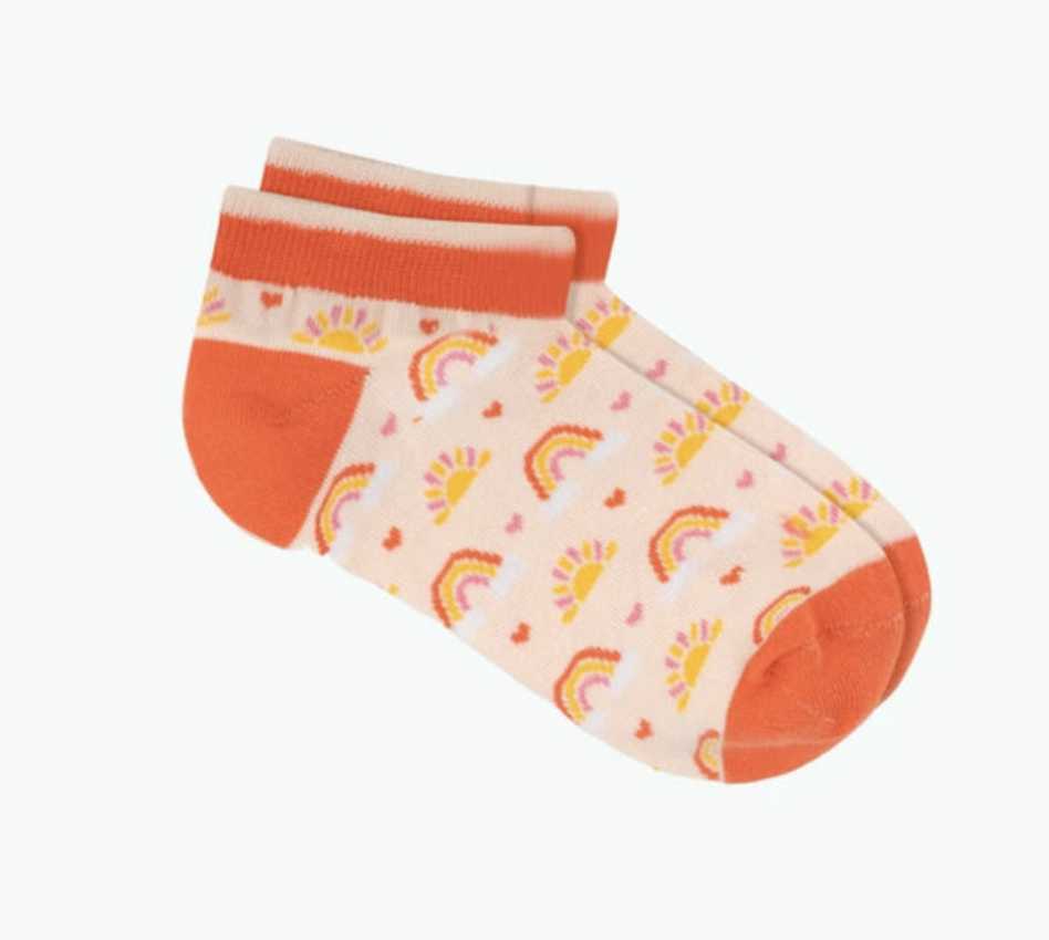 Cabaia Kids Sneaker Socken ROSE & MAYA - Regenbögen
