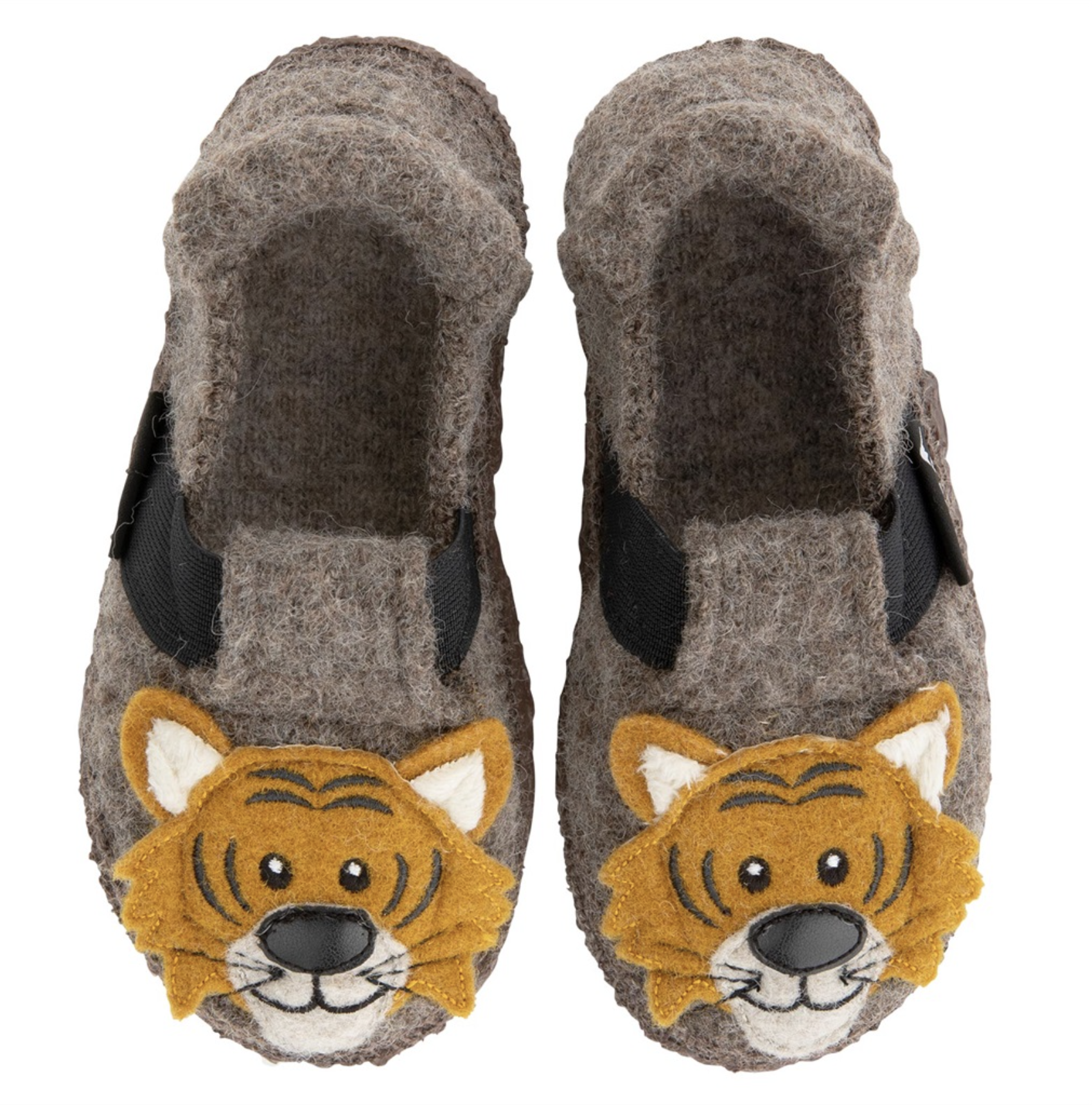 Nanga Wollfilz Hausschuhe - Roar Tiger in Braun Nanga Wollfilz Hausschuhe - Roar Tiger in Braun