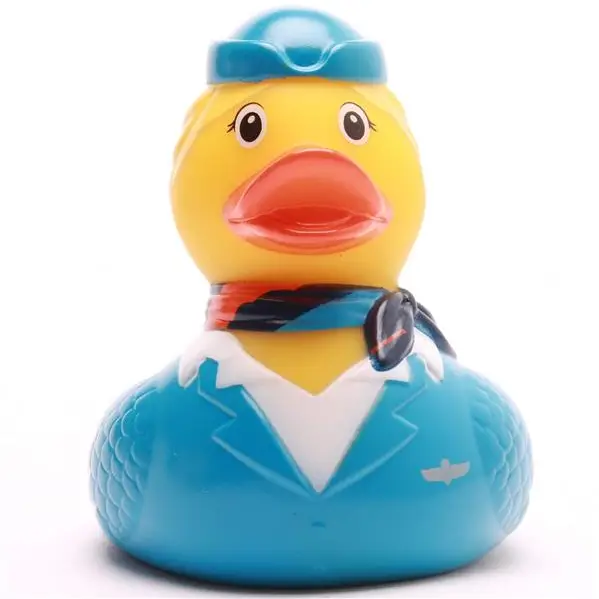 Lanco Duck - Naturkautschuk Badeente Gummiente - Stewardess Lanco Duck - Naturkautschuk Badeente Gummiente - Stewardess